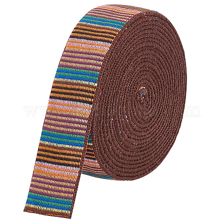 Benecreat 5 verges de rubans de polyester de style ethnique SRIB-BC0001-17-1