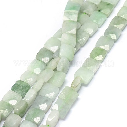 Chapelets de perles naturelles de jade du Myanmar/jade de Birmanie G-O173-064-1