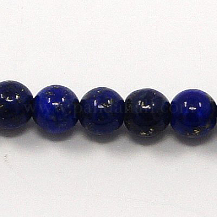 Natural Lapis Lazuli Bead Strands G-I053-8mm-1