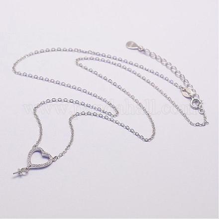 925 Sterling Silver Necklace Making STER-F023-28-1