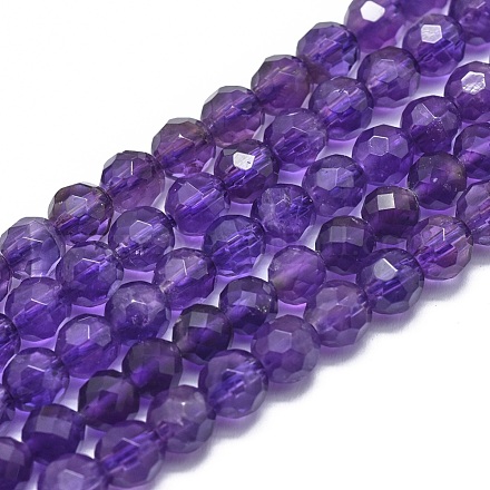 Natural Amethyst Beads Strands G-G792-28A-1