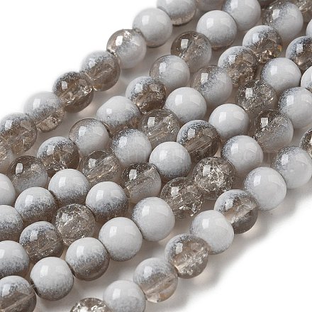 Crackle Glasperlen&nbsp;X1-GLAA-U001-6mm-06-1