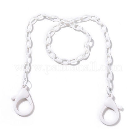 Collares personalizados de cadena de cable de plástico abs NJEW-JN02850-07-1