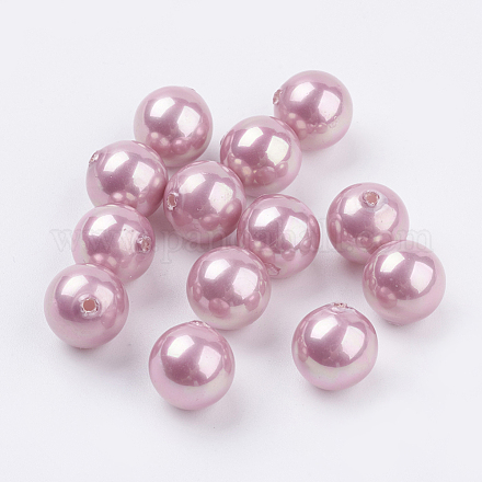Shell Pearl Half Drilled Beads BSHE-G016-10mm-02-1