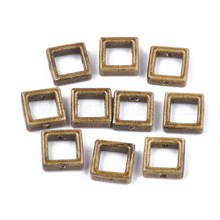 Cadres de perles de porcelaine à la main PORC-S499-20B-1