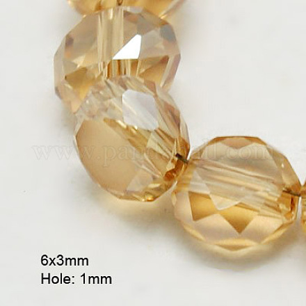 Perles en verre electroplate EGLA-D028-10-1