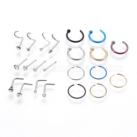 316 bijoux en acier inoxydable pour piercing SJEW-P155-01-1