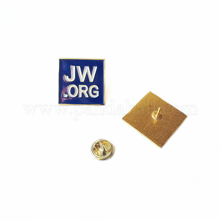Tinplate Iron Safety Brooches JEWB-WH0009-07-1