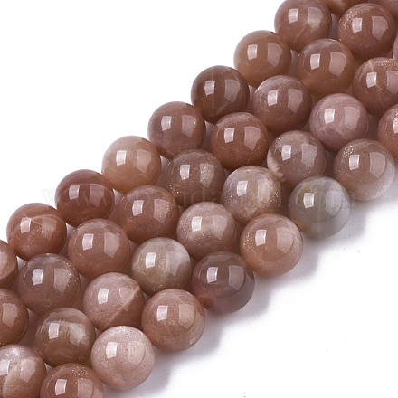 Natürliche sunstone Perlen Stränge G-N328-010B-1