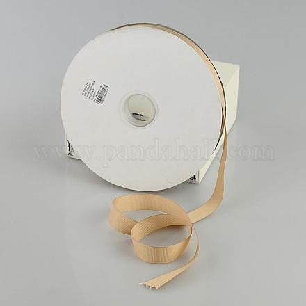 1/2 Zoll (13 mm) breite Geschenkverpackungsbänder aus Burlywood-Ripsband für Haarschleifen X-SRIB-D004-13mm-835-1