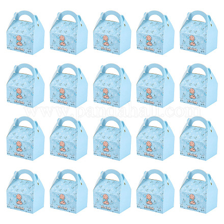 Ahadermaker 20pcs Bonbonboxen aus Papier CON-GA0001-12A-1