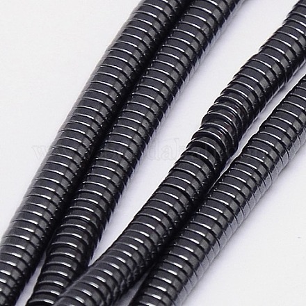Non-magnetic Synthetic Hematite Beads Strands G-J164A-3mm-02-1