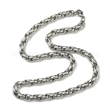 201 collana con catena in corda di acciaio inossidabile STAS-Z056-03P-1