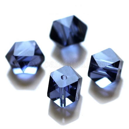 Abalorios de cristal austriaco de imitación SWAR-F084-6x6mm-20-1