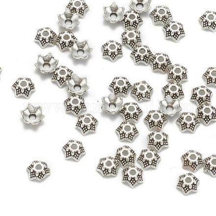 Tibetische Perlen Kappen & Kegel Perlen AA188-AS-NR-1