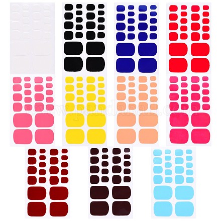 Enveloppements d'ongles de couleur unie MRMJ-N018-01-M-1