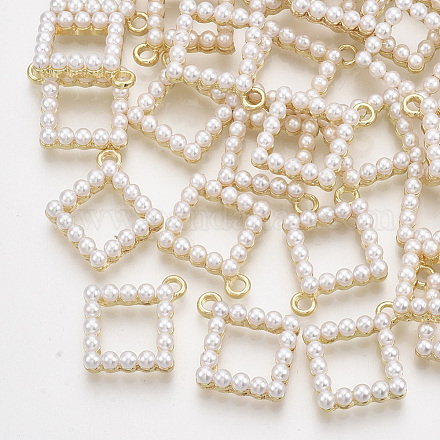 Colgantes de perlas de imitación de plástico abs X-PALLOY-T071-053A-1