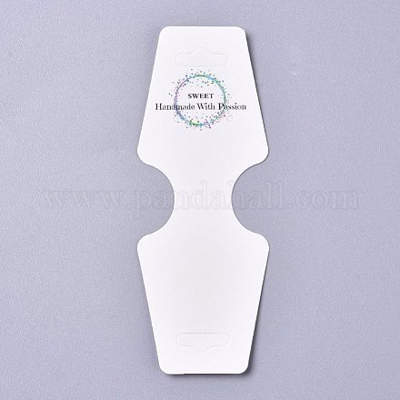 Cardboard Fold Over Paper Display Hanging Cards CDIS-E007-16-1