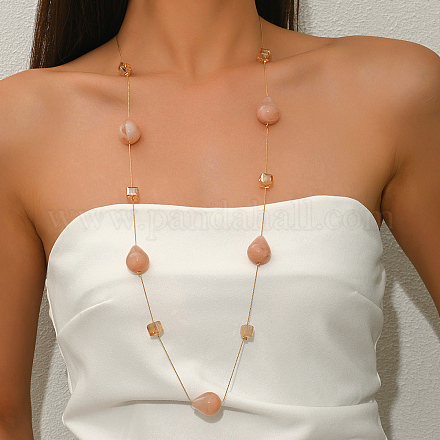 Collana A Cerchio Con Triplo Anello, Collana Con Ciondolo Lungo, Collana Geometrica Semplice, Collana A 3 Maglie A Cerchio, Collana Per Donna, Idea Regalo Di Natale - Italia - Foto 13