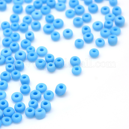 Матовое непрозрачное стекло бисер SEED-R029-3mm-A06-1