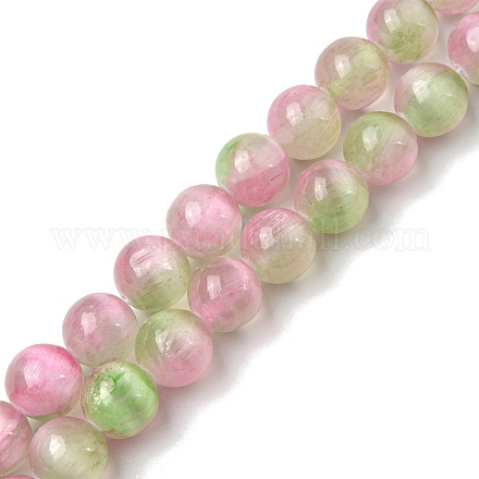 Brins de perles de sélénite naturelles G-P493-01K-1