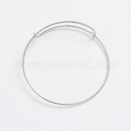 Einstellbare Eisenarmreifherstellung BJEW-TAC0003-01P-1