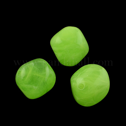 Piedras preciosas abalorios de imitación de acrílico bicone OACR-R024-20-1