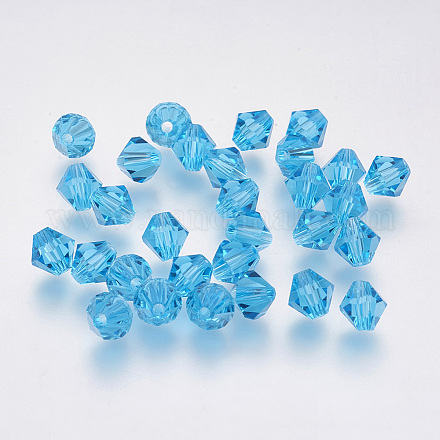 Imitation Austrian Crystal Beads SWAR-F022-6x6mm-243-1