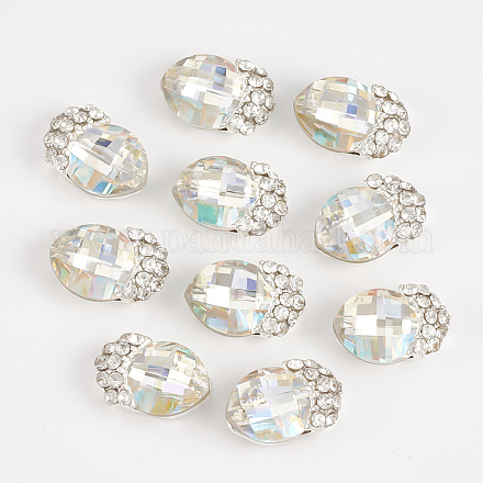 Cabochons Diamante de imitación de la aleación MRMJ-T014-06A-1