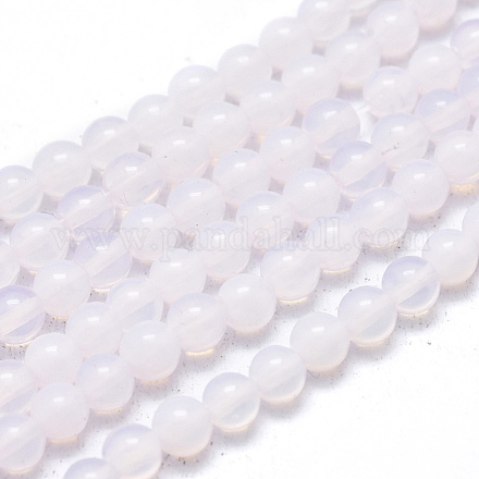 Chapelets de perles d'opalite G-L557-42-4mm-1