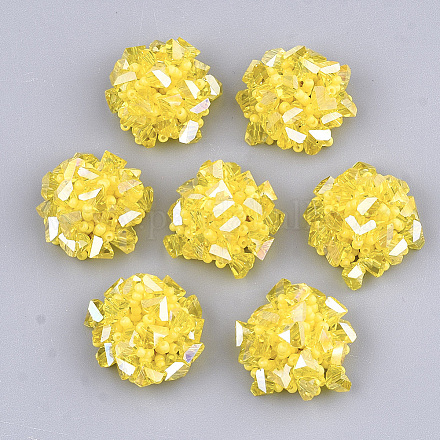 Cabochons de perles de verre FIND-T044-25D-1