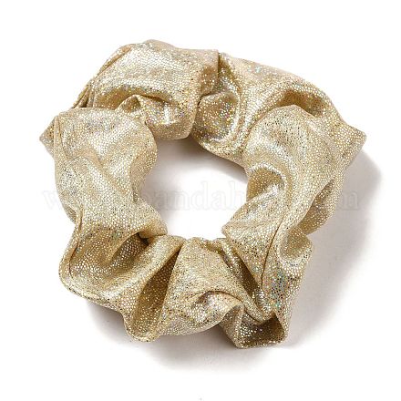 Glittered Cloth Elastic Hair Ties Scrunchie/Scrunchy Hair Ties for Girls or Women OHAR-PW0009-25C-03-1