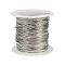 304 Stainless Steel Wire, Round, Stainless Steel Color, 0.5mm, 24 Gauge