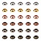 Brass Beads, Rondelle, Mixed Color, 6x3.6mm, Hole: 3mm, 6 colors, 20pcs/color, 120pcs/box