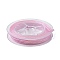 Polyester Metallic Thread, with Fish Thread Inner, Round, Lavender Blush, 1mm