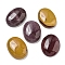 Natural Mookaite Cabochons, Oval, 30x21.5~22x5~8.5mm