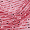 Polyester Paillette Fabric, Clothing Accessories, Flamingo, 1100x0.2mm