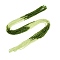 Transparent Glass Beads Strands, Segmented Multi-color Beads, Round, Faceted, Olive Drab, 2~2.3x1.8~2mm, Hole: 0.5~0.6mm, about 195~210pcs/strand, 14.57~14.96 inch(37~38cm)