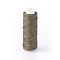 Waxed Polyester Cord, Micro Macrame Cord, for Leather Project, Bracelet Making, Shoe Reparing, Bookbinding, Flat, Olive, 0.8mm, about 32.8 yards(30m)/roll