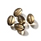 K9 Glass, Imitation Austrian Crystal Beads, Oval, Tan, 11x8mm, Hole: 1.8mm