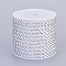 Polyester Cord, Twisted Cord, Silver, 5mm, about 4.37 yards(4m)/roll