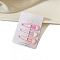Alloy Snap Hair Clips for Girl, Hair Accessories, Oval, 60x15mm