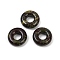 Natural Dragon Blood Pendants, Donut/Pi Disc Charms, 15x5mm, Hole: 6mm