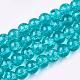 Crackle Glass Beads Strands CCG-Q001-14mm-06-1