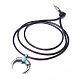 Alloy Pendant Necklaces NJEW-F235-10AS-4
