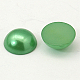 Half Round Domed Imitated Pearl Acrylic Cabochons OACR-H001-8I-2