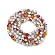 Electroplate Glass Beads Strands EGLA-P048-B06-2