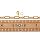 Kit fai da te per collane e braccialetti con catena in acciaio inossidabile yilisi DIY-YS0001-23G-7