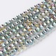 Electroplate Glass Beads Strands EGLA-L012-A-HP03-1