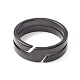304つのステンレス鋼の指輪  プロミス フレンドシップ リング 女性用  ガンメタ色  usサイズ7（17.3mm） RJEW-Z013-01B-2